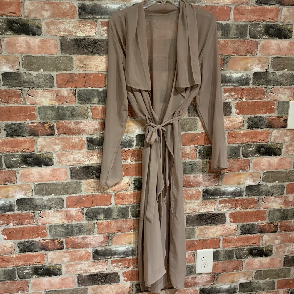 Sheer cardigan